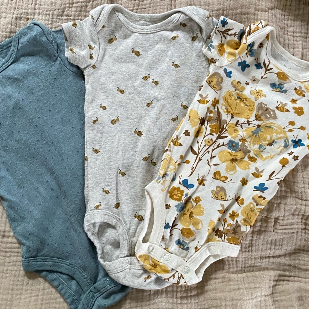 Carter’s organic cotton onsies